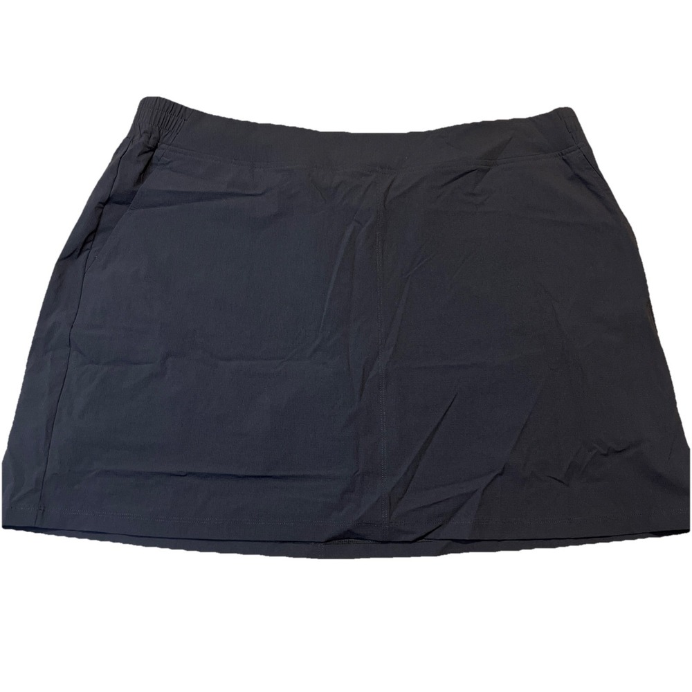 Zeroxposur Women's XXL Skort Black Active Golf Tennis UPF 50+ E97060